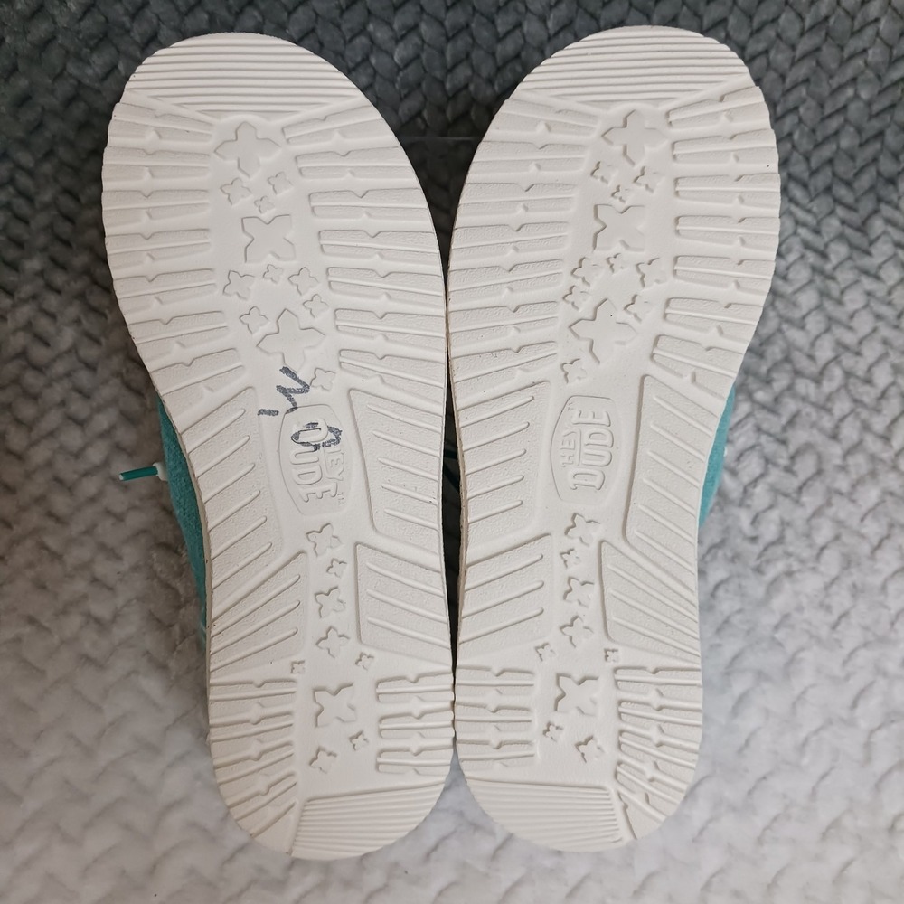 Hey Dude Wendy Funk Coastal Jute Women's Sneakers Shoes Ceramic Blue Size 6 - Picture 10 of 10